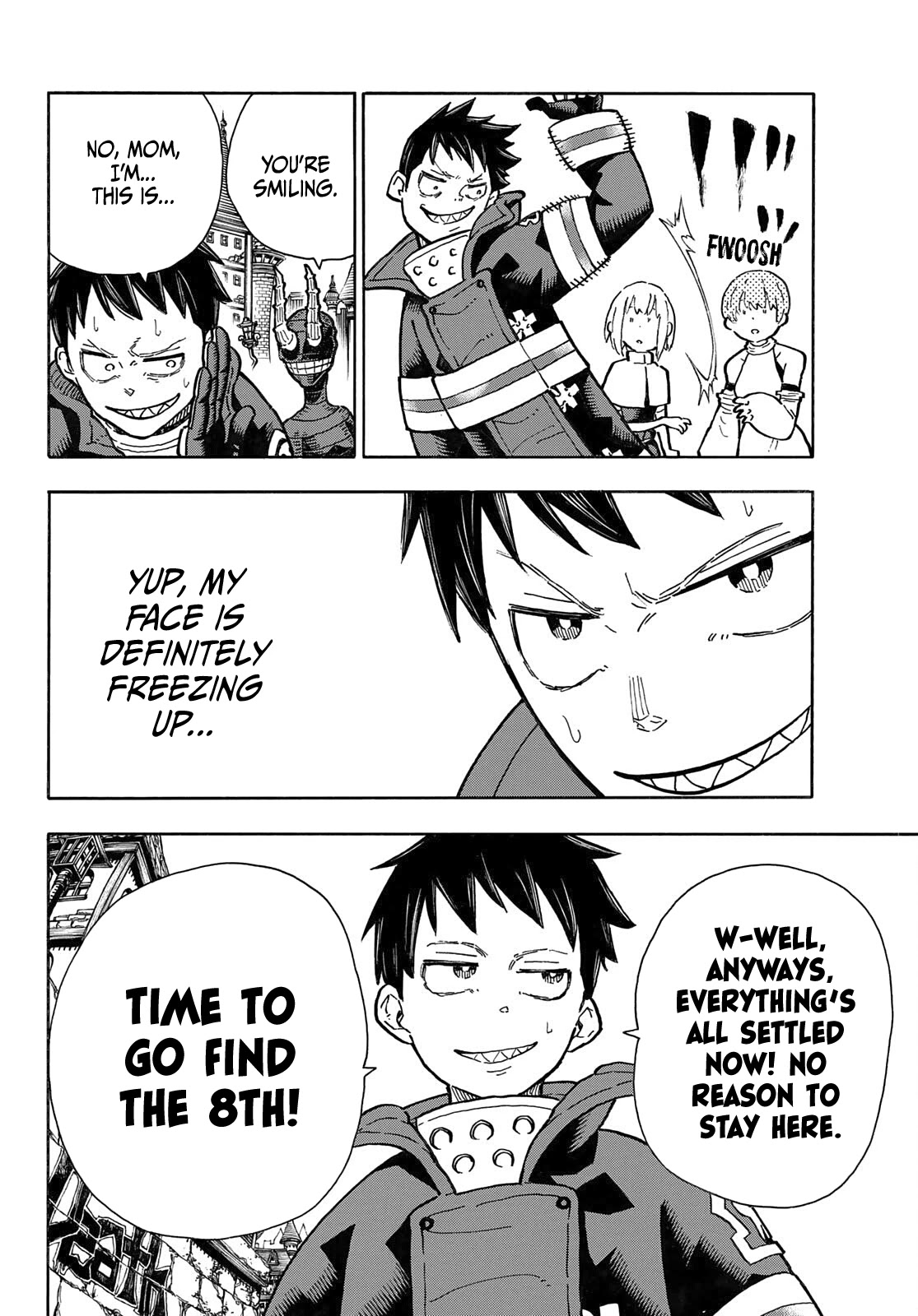 Enen no Shouboutai Chapter 302 page 14 - Chapter 302: Divine Judgement