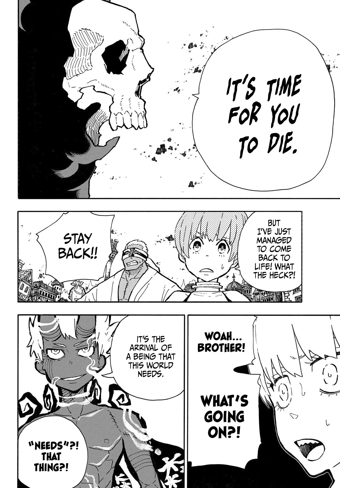 Enen no Shouboutai Chapter 302 page 4 - Chapter 302: Divine Judgement