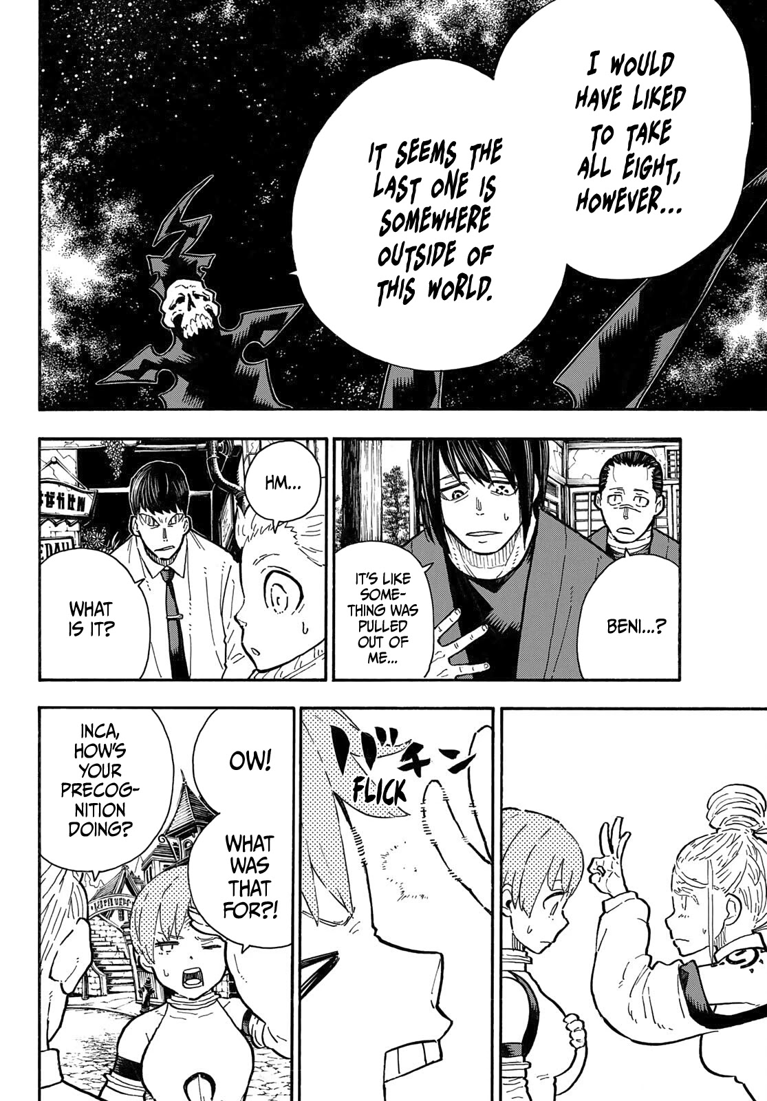 Enen no Shouboutai Chapter 302 page 8 - Chapter 302: Divine Judgement