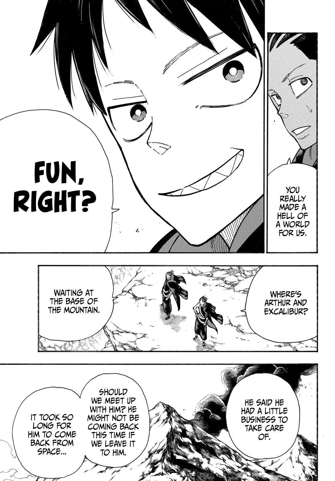 Enen no Shouboutai Chapter 303 page 15 - Chapter 303: A World Without Spontaneous Human Combustion