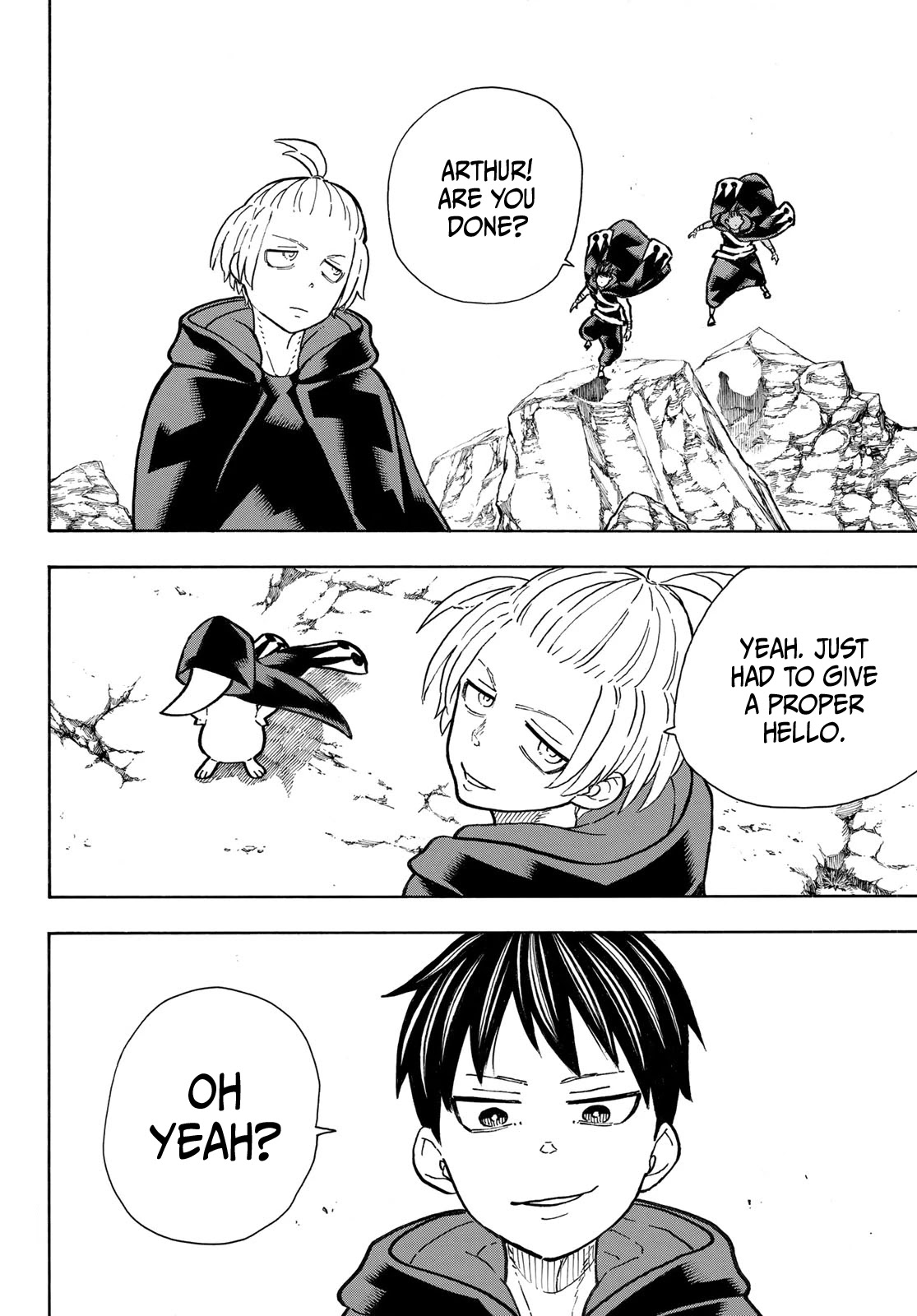 Enen no Shouboutai Chapter 303 page 18 - Chapter 303: A World Without Spontaneous Human Combustion