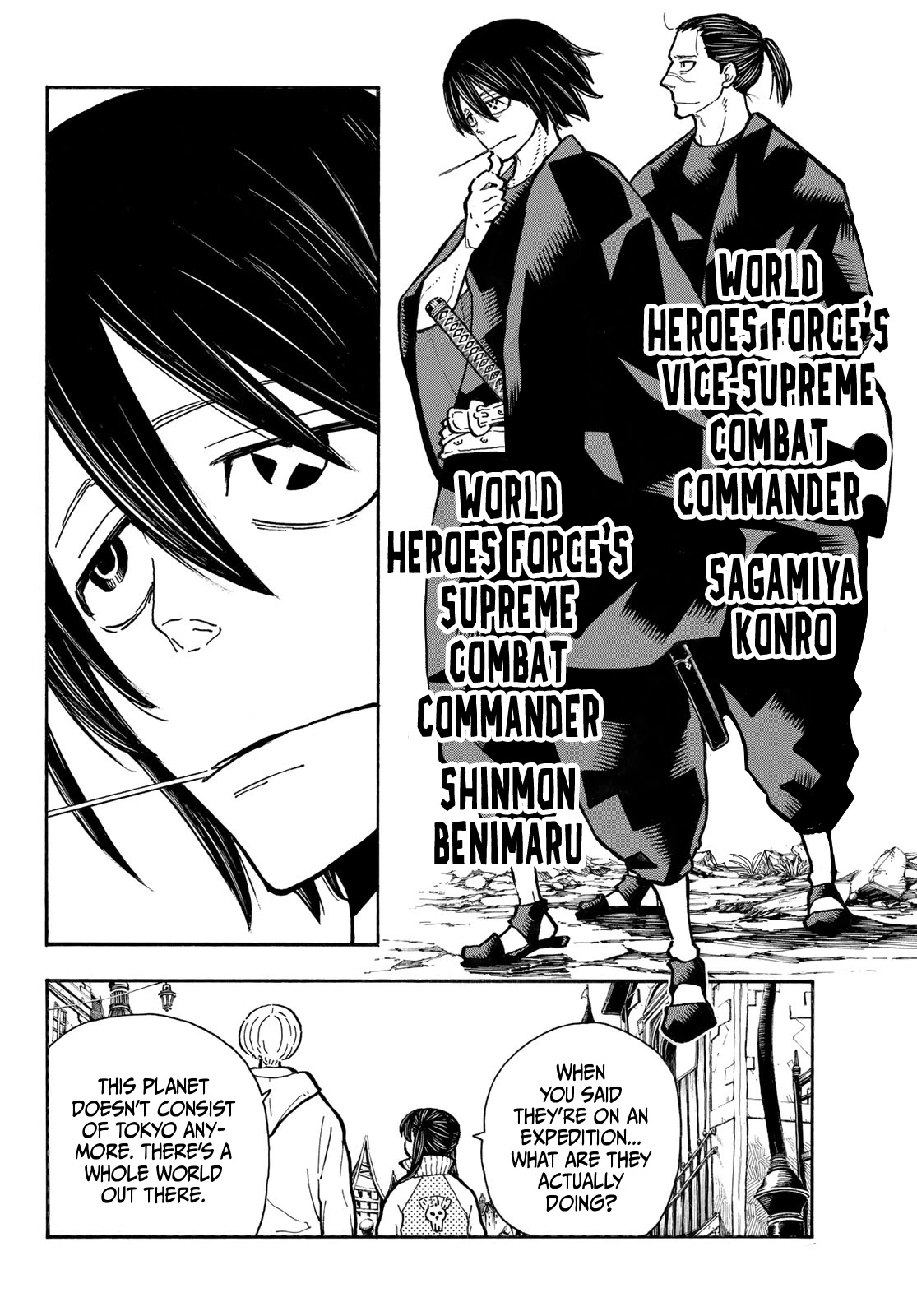 Enen no Shouboutai Chapter 303 page 8 - Chapter 303: A World Without Spontaneous Human Combustion