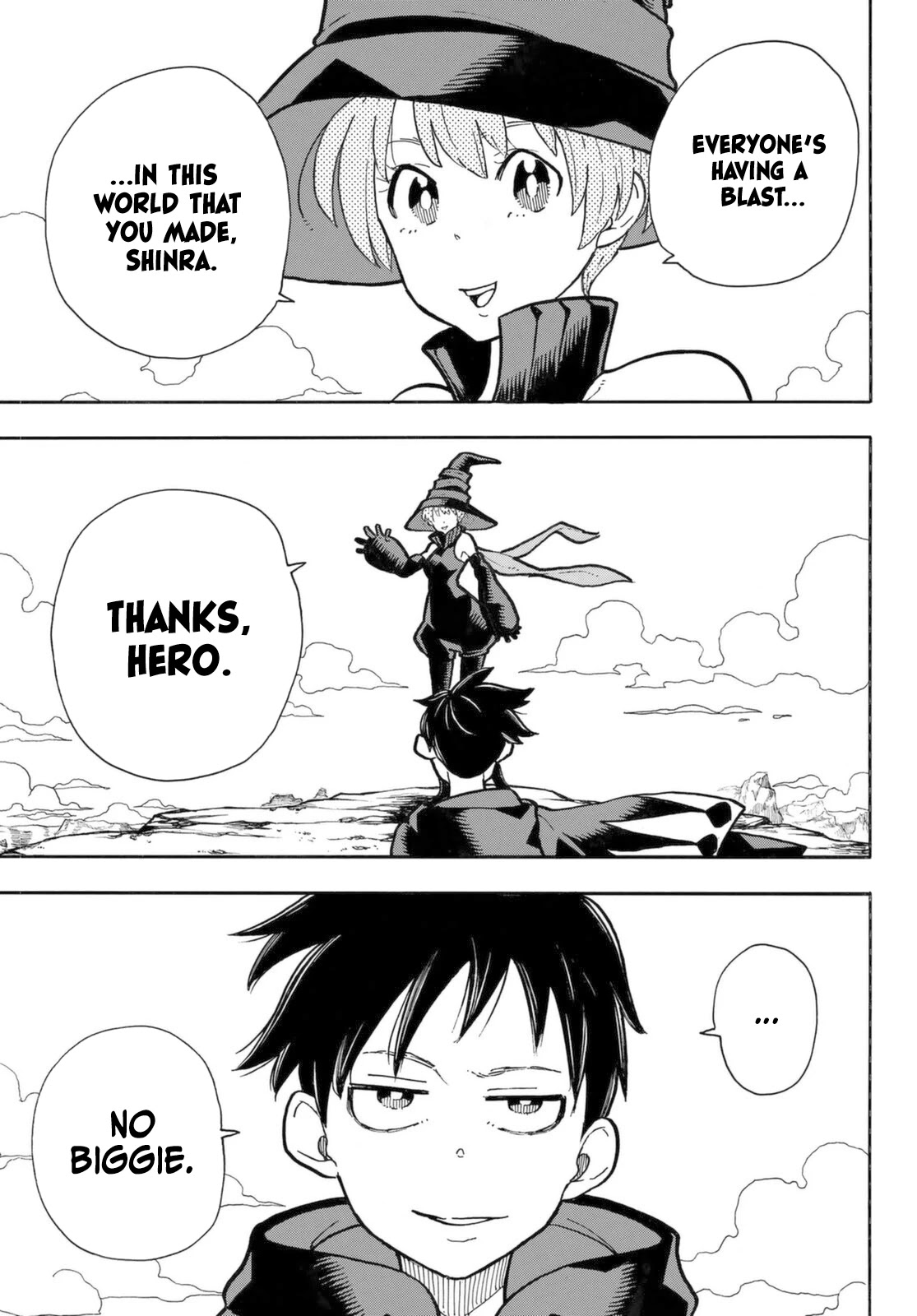 Enen no Shouboutai Chapter 304 page 10 - Chapter 304: The Hero's Tale [END]
