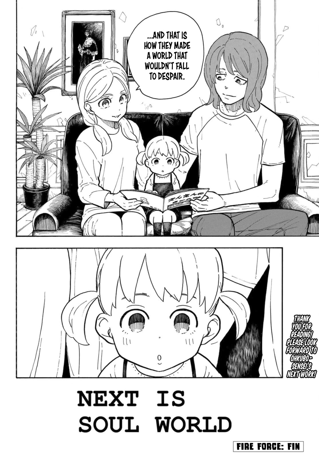 Enen no Shouboutai Chapter 304 page 22 - Chapter 304: The Hero's Tale [END]