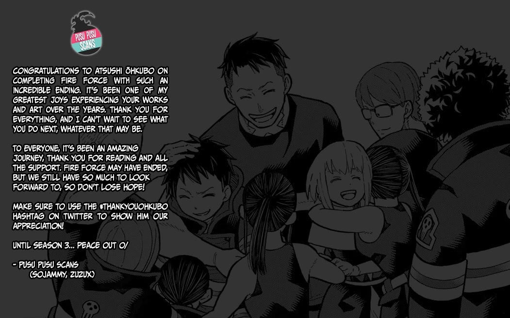 Enen no Shouboutai Chapter 304 page 24 - Chapter 304: The Hero's Tale [END]