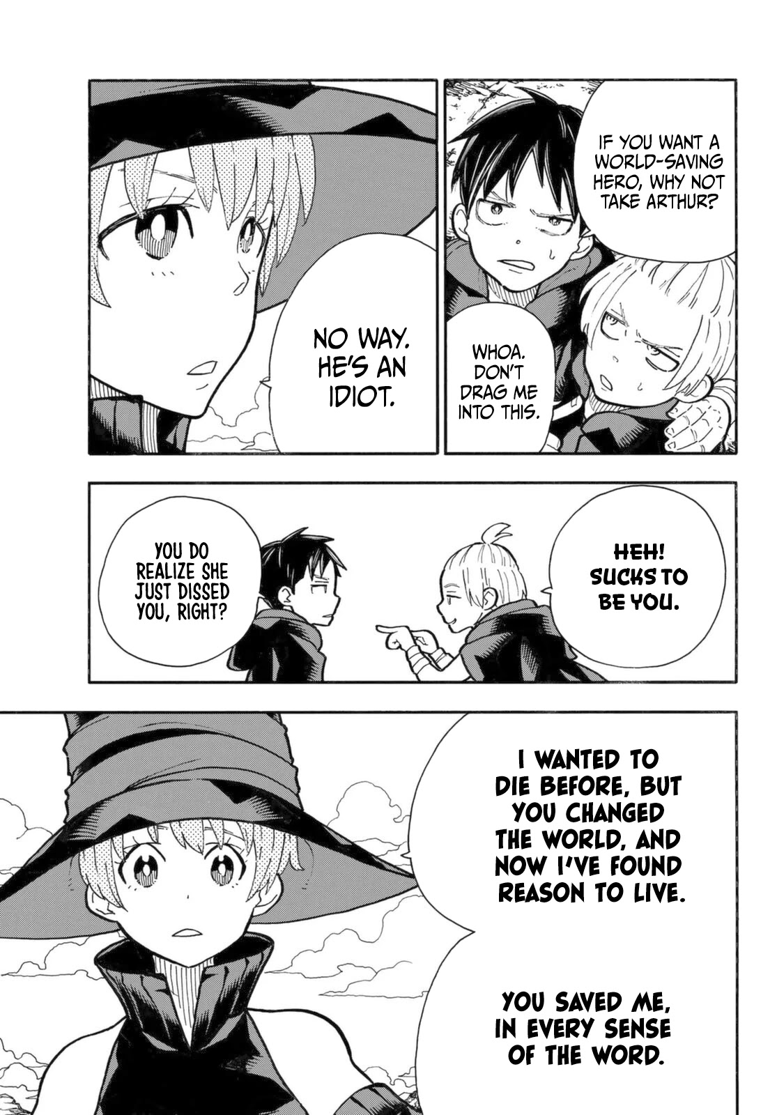 Enen no Shouboutai Chapter 304 page 8 - Chapter 304: The Hero's Tale [END]