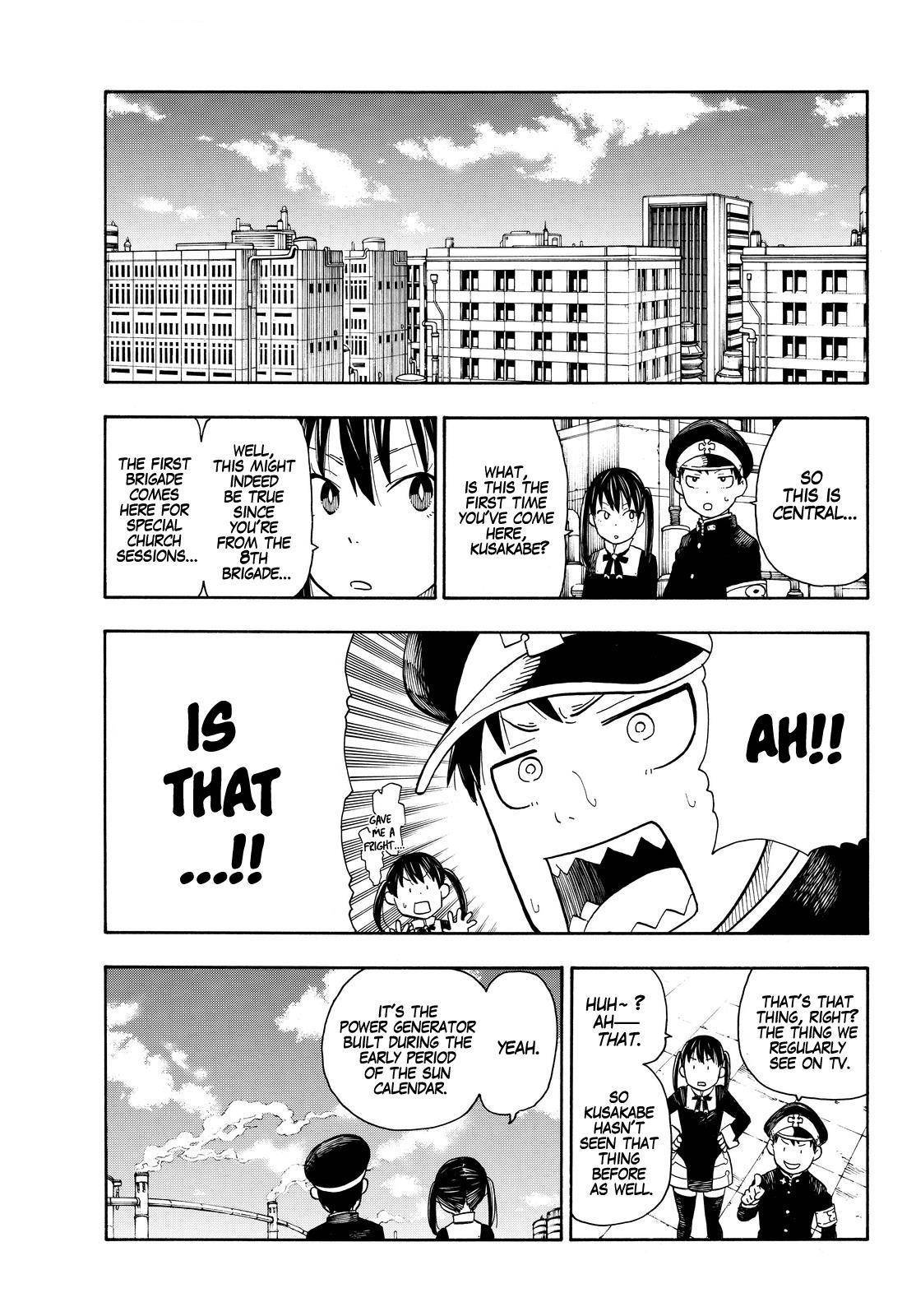 Enen no Shouboutai Chapter 33 page 10 - Chapter 33: Conference of the Commanders