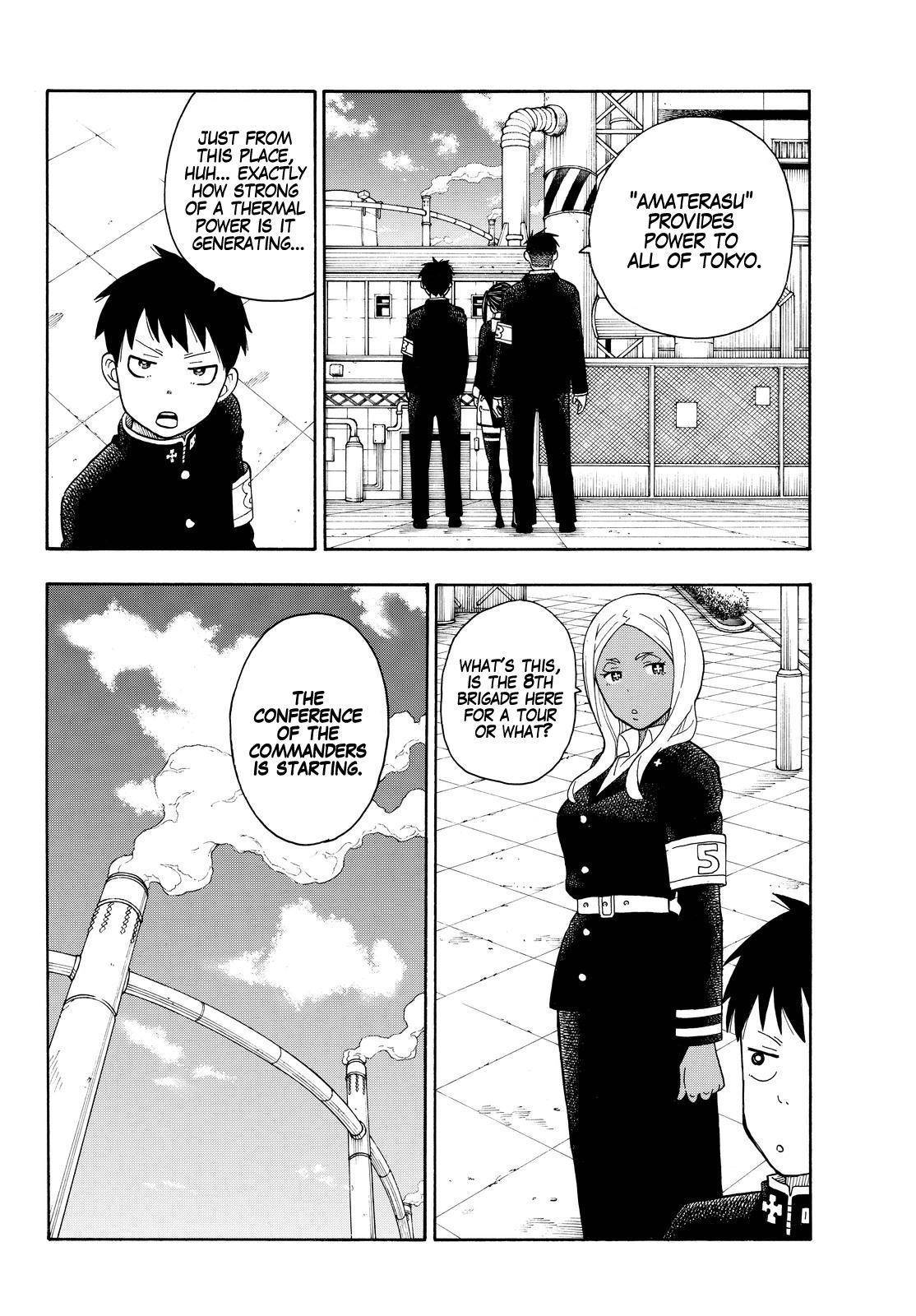 Enen no Shouboutai Chapter 33 page 12 - Chapter 33: Conference of the Commanders