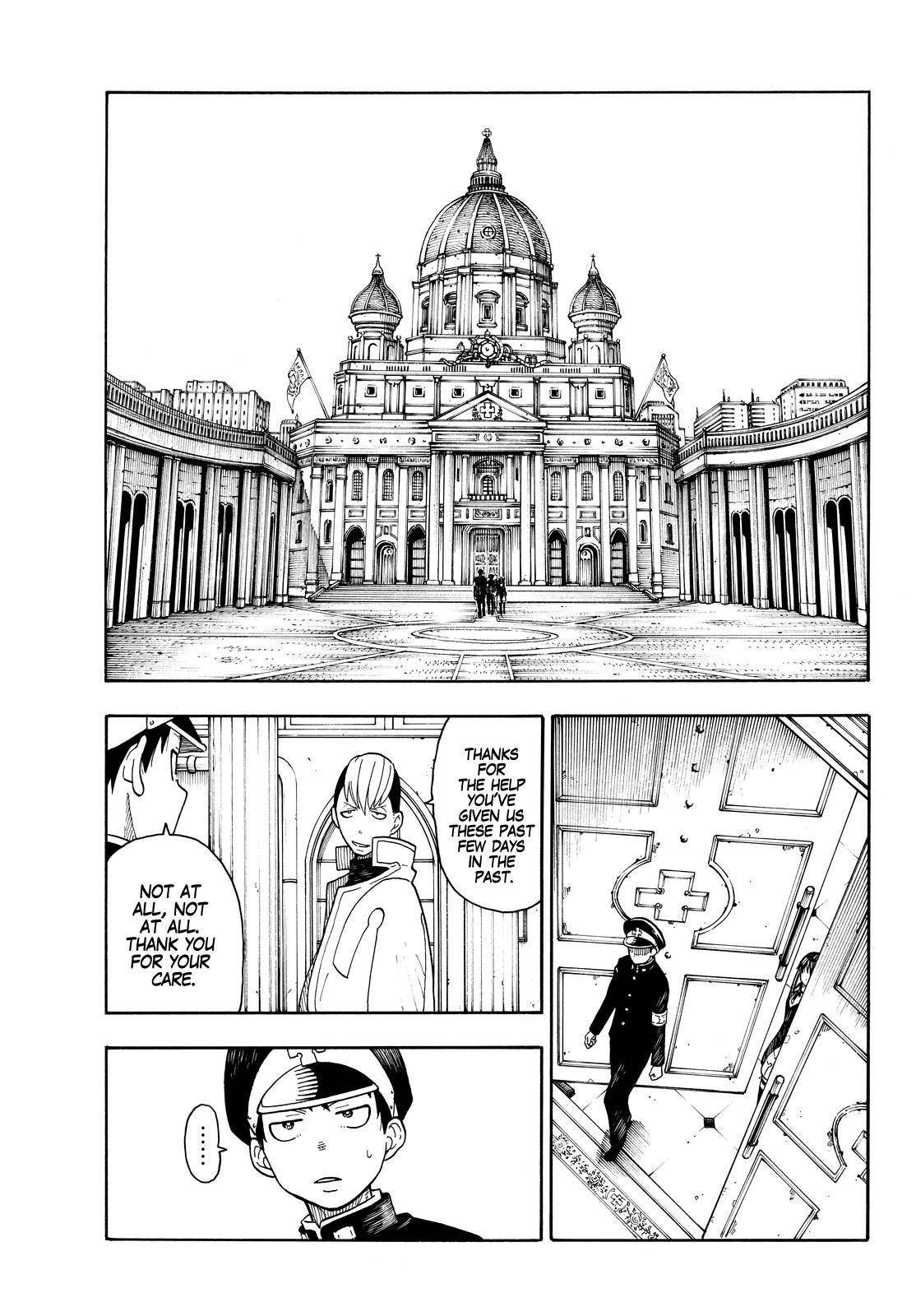 Enen no Shouboutai Chapter 33 page 13 - Chapter 33: Conference of the Commanders