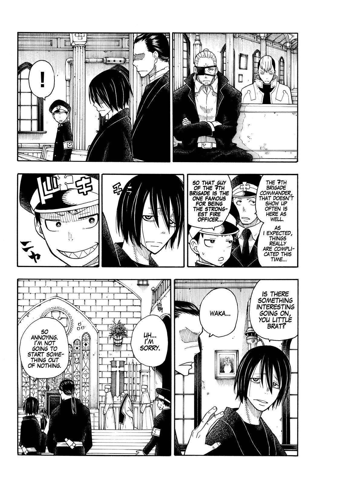 Enen no Shouboutai Chapter 33 page 15 - Chapter 33: Conference of the Commanders