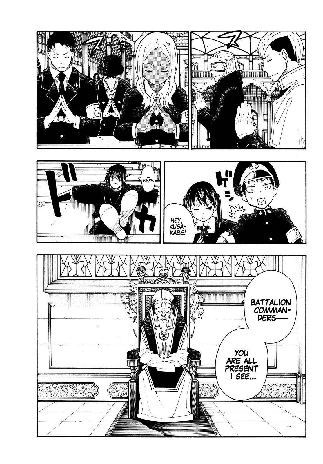 Enen no Shouboutai Chapter 33 page 16 - Chapter 33: Conference of the Commanders