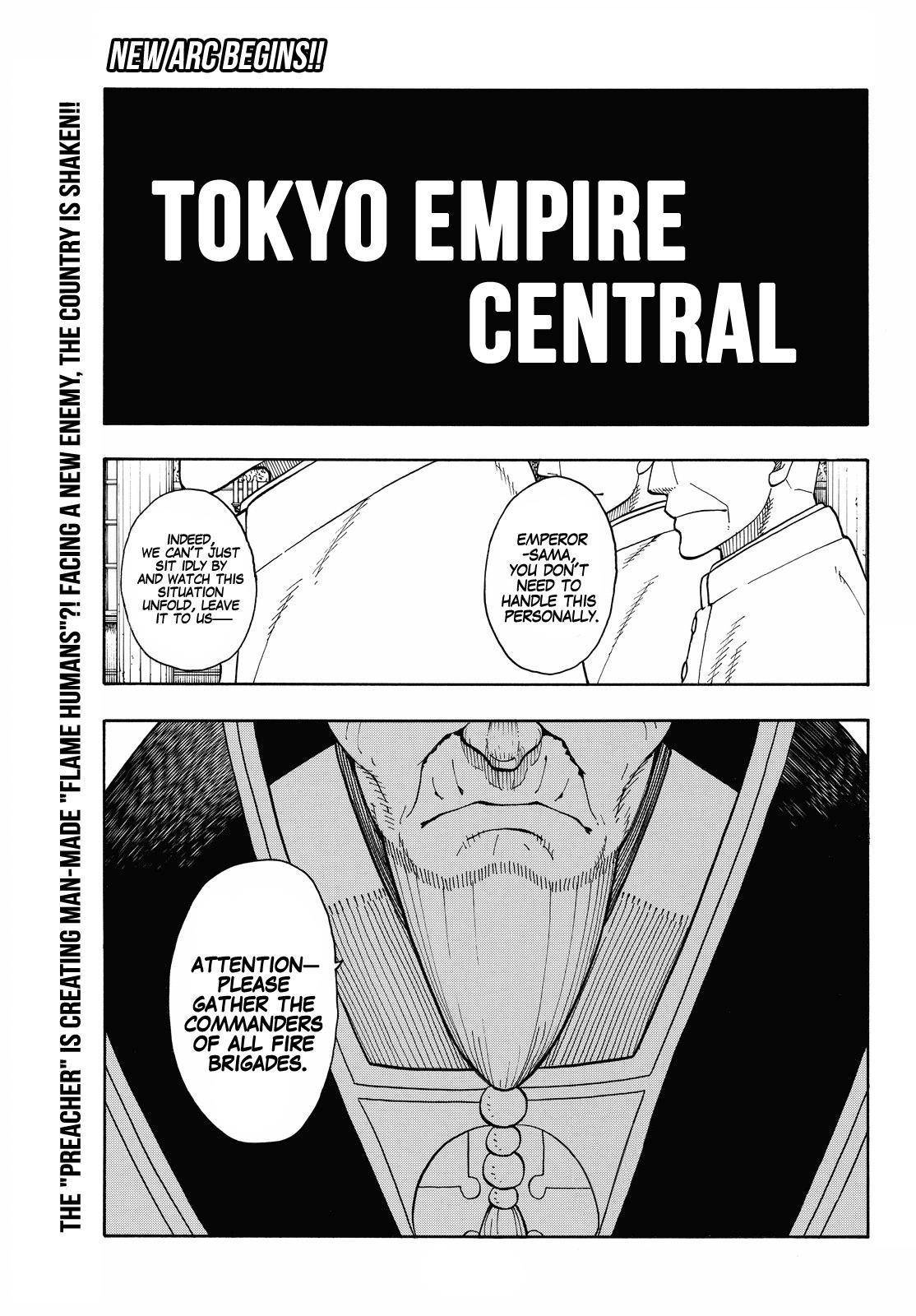 Enen no Shouboutai Chapter 33 page 6 - Chapter 33: Conference of the Commanders