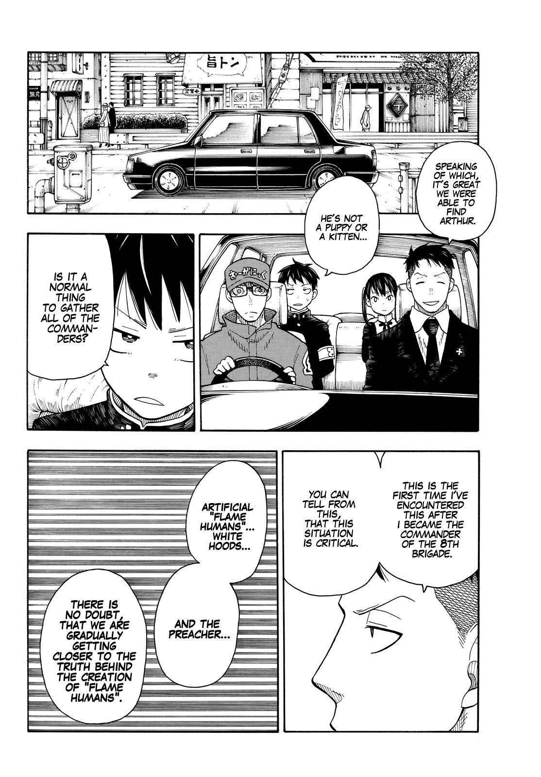 Enen no Shouboutai Chapter 33 page 9 - Chapter 33: Conference of the Commanders