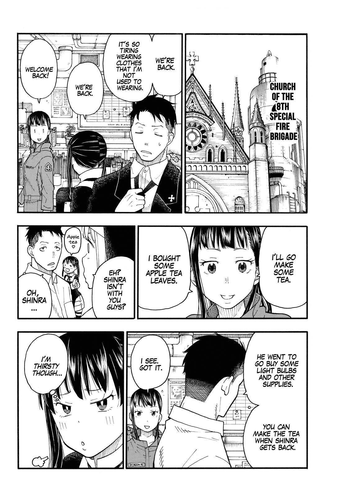 Enen no Shouboutai Chapter 34 page 10 - Chapter 34: Boy Knight