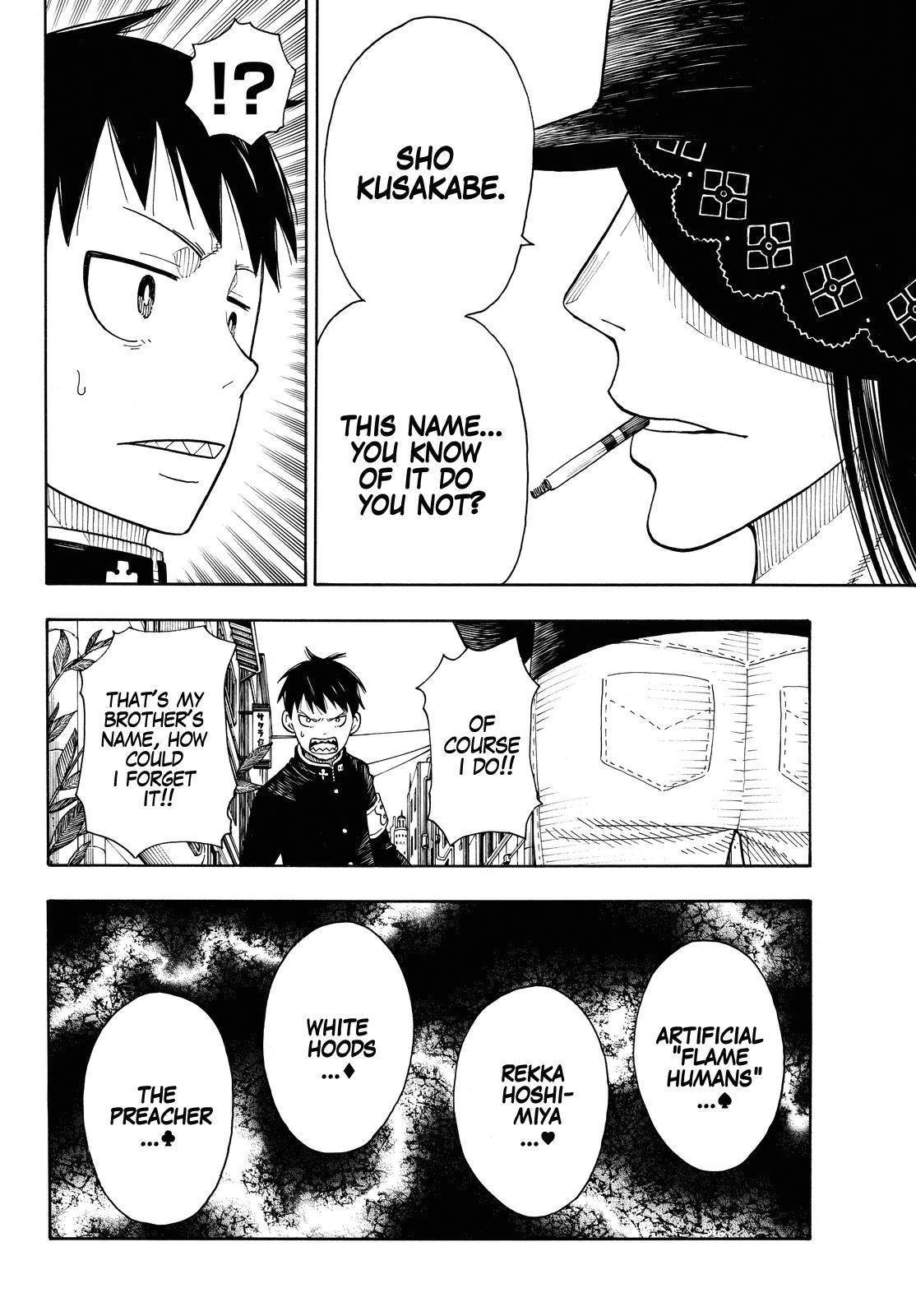 Enen no Shouboutai Chapter 34 page 14 - Chapter 34: Boy Knight