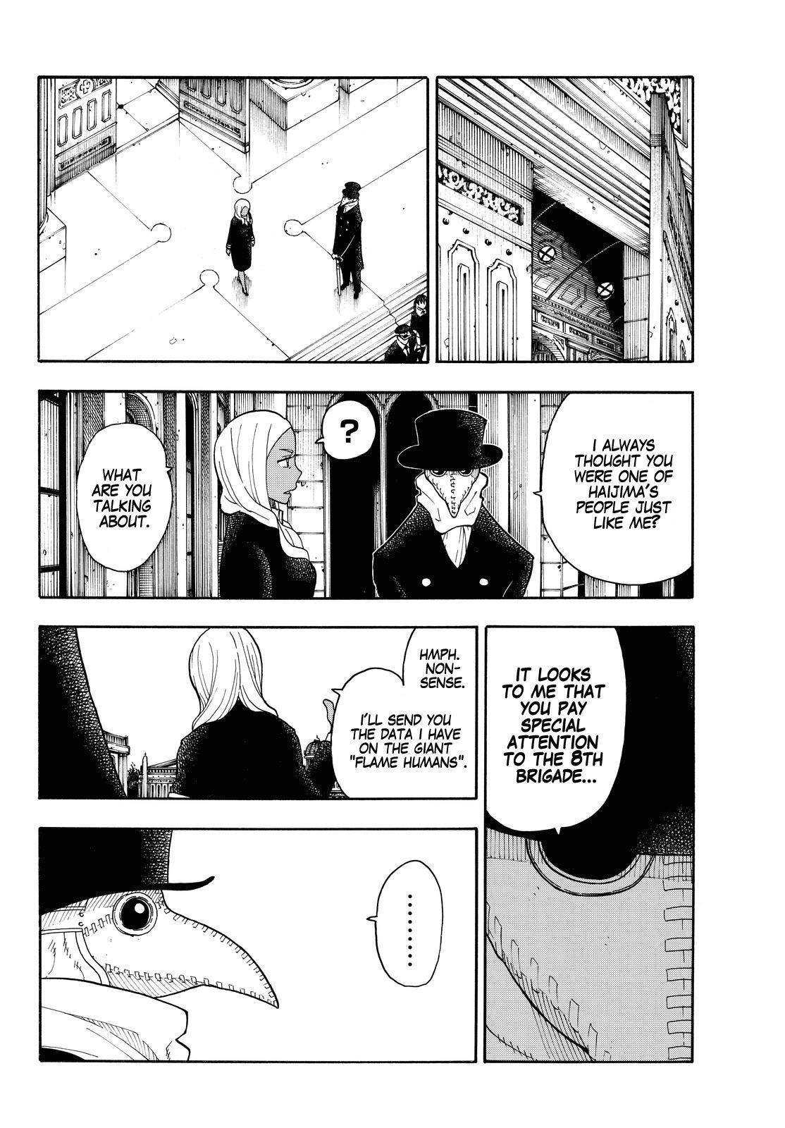 Enen no Shouboutai Chapter 34 page 8 - Chapter 34: Boy Knight