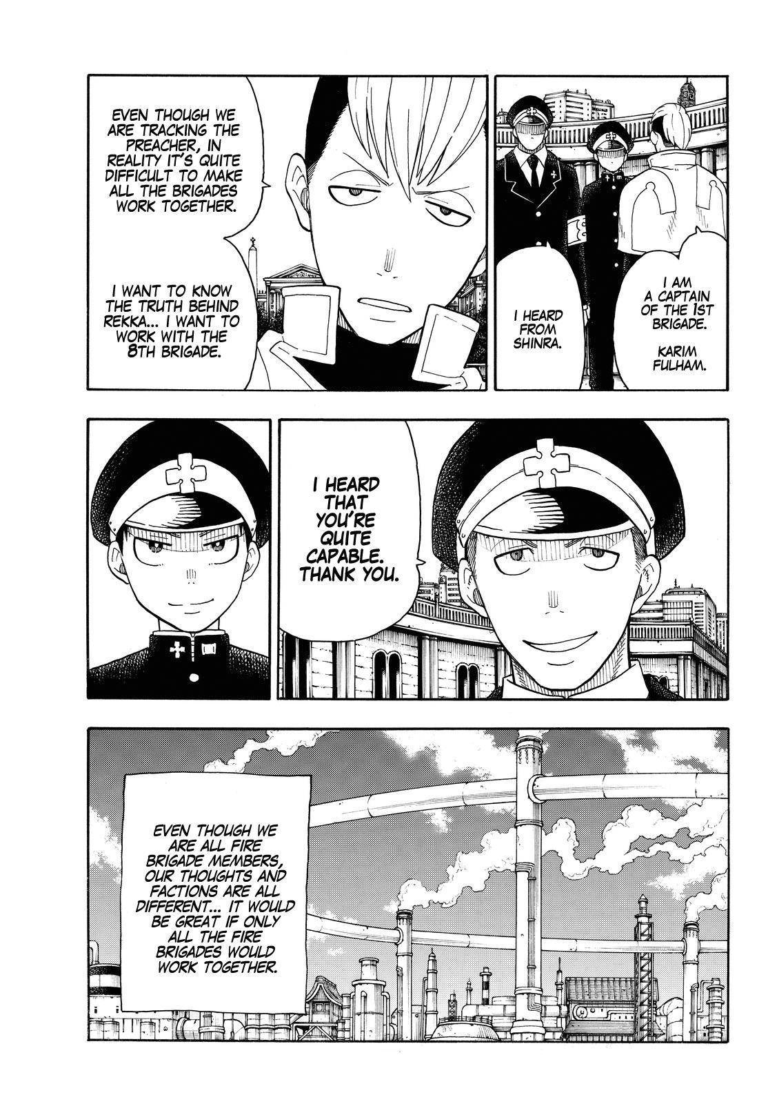 Enen no Shouboutai Chapter 34 page 9 - Chapter 34: Boy Knight