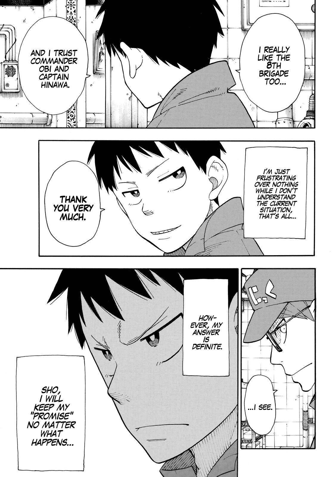 Enen no Shouboutai Chapter 35 page 17 - Chapter 35: Promise