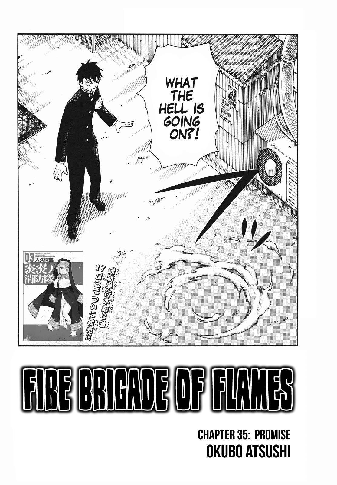 Enen no Shouboutai Chapter 35 page 2 - Chapter 35: Promise