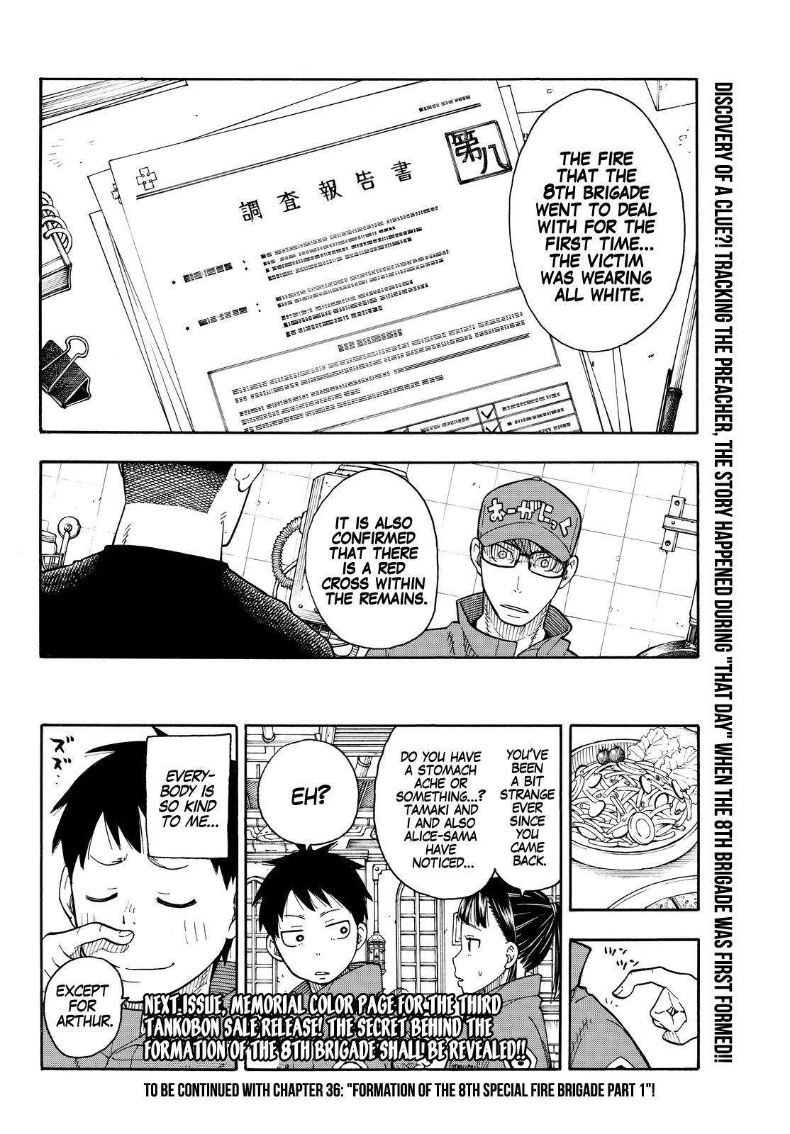 Enen no Shouboutai Chapter 35 page 20 - Chapter 35: Promise