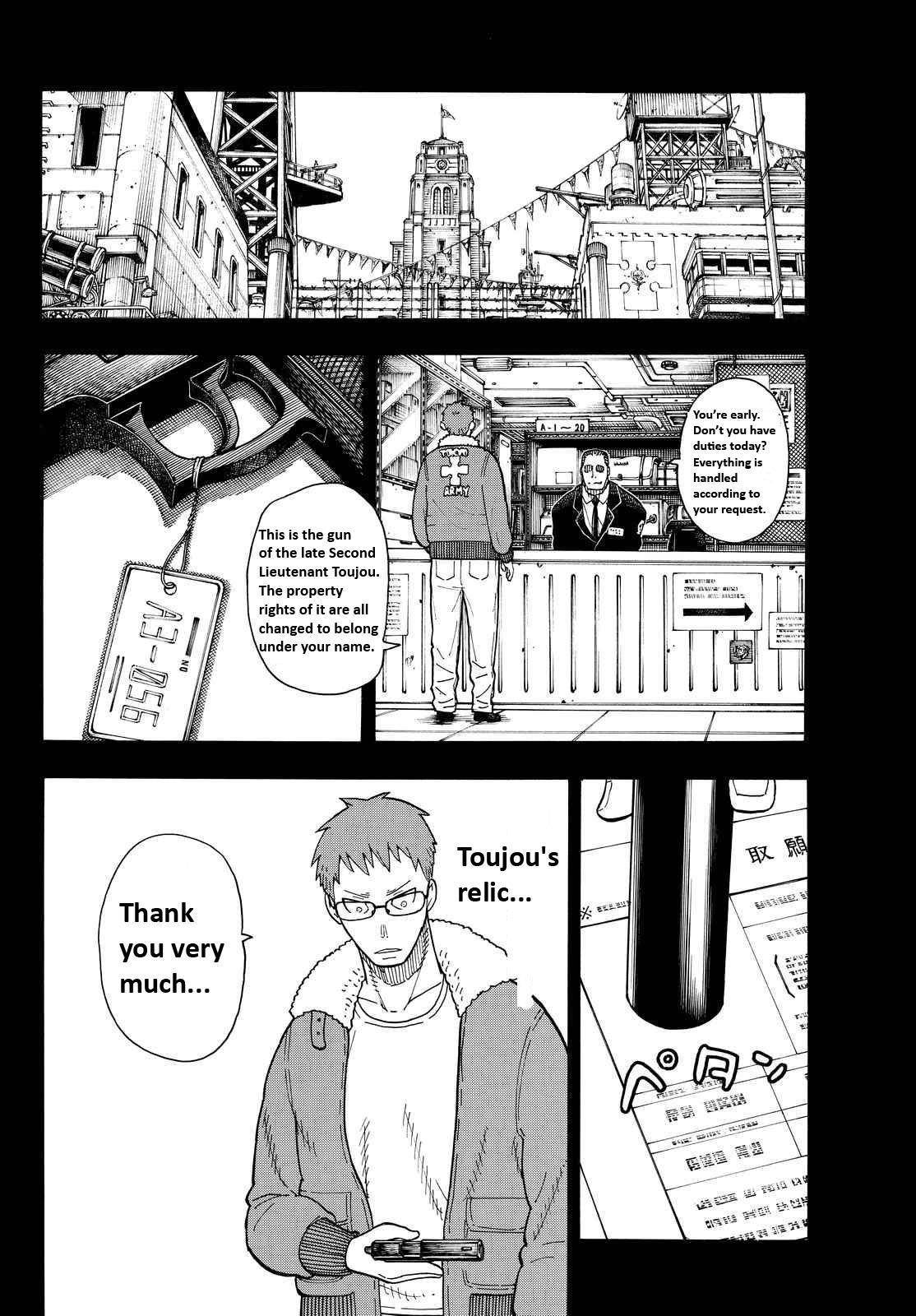 Enen no Shouboutai Chapter 36 page 19 - Chapter 36: Formation of the 8th Special Fire Brigade Part 1
