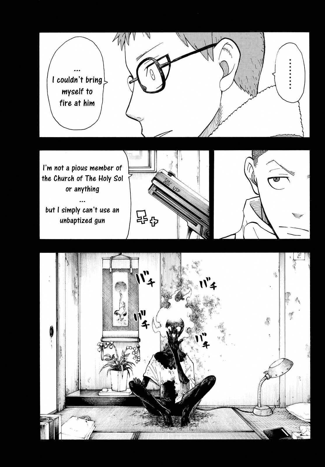 Enen no Shouboutai Chapter 37 page 13 - Chapter 37: Formation of the 8th Special Fire Brigade Part 2