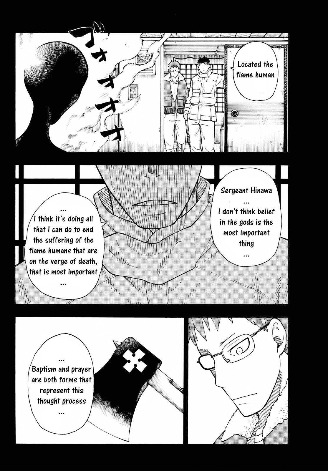 Enen no Shouboutai Chapter 37 page 14 - Chapter 37: Formation of the 8th Special Fire Brigade Part 2