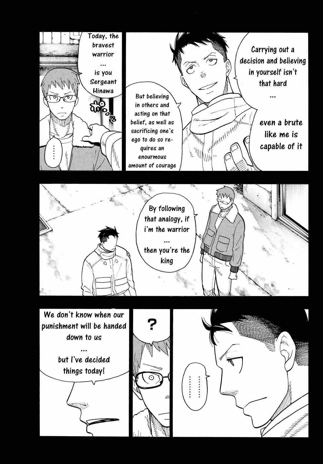 Enen no Shouboutai Chapter 37 page 19 - Chapter 37: Formation of the 8th Special Fire Brigade Part 2