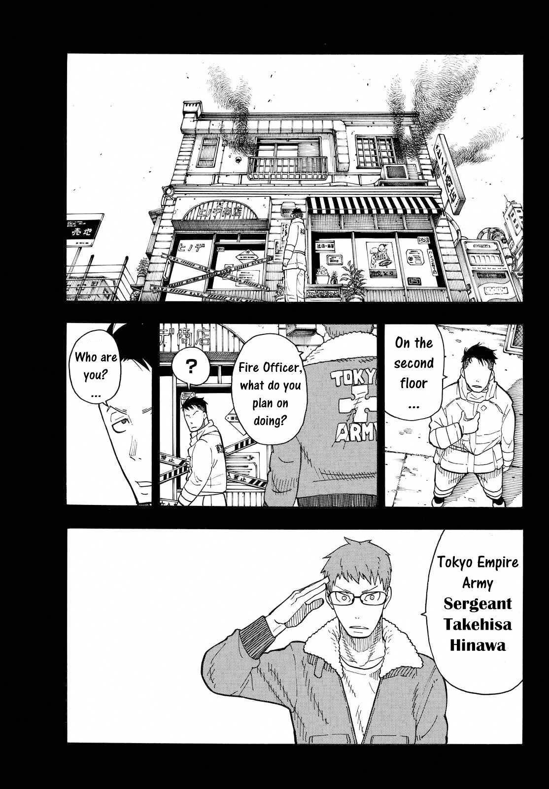 Enen no Shouboutai Chapter 37 page 9 - Chapter 37: Formation of the 8th Special Fire Brigade Part 2