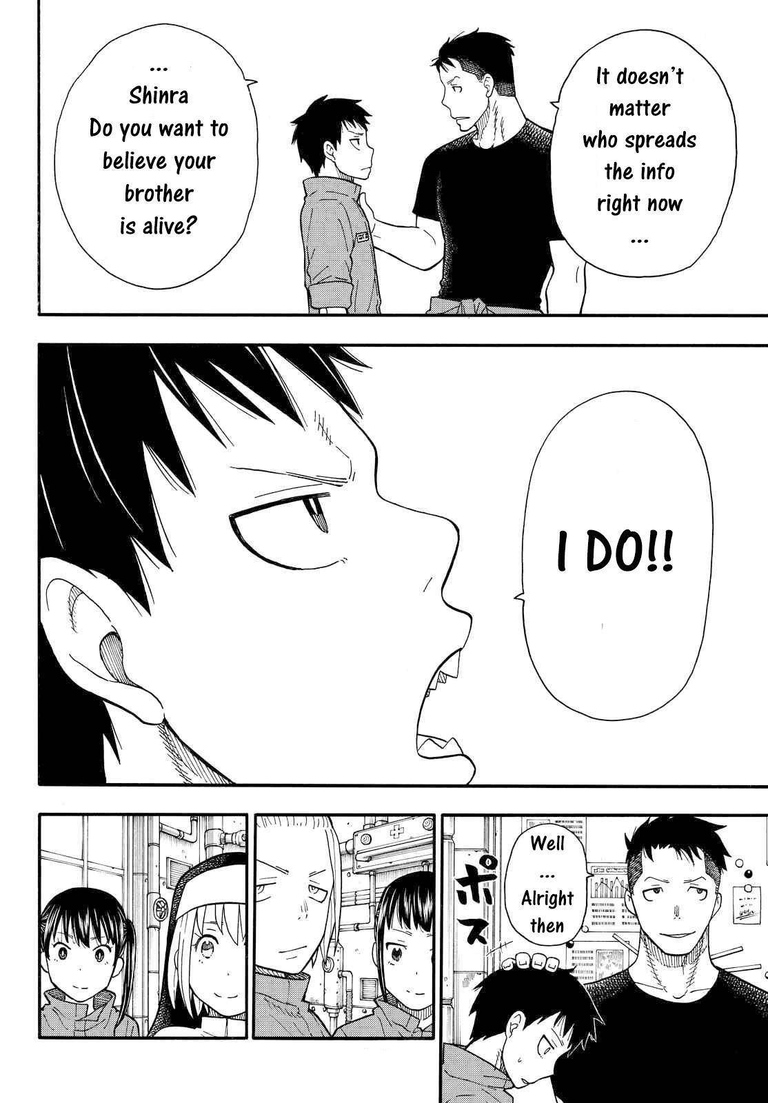 Enen no Shouboutai Chapter 38 page 10 - Chapter 38: The Whereabouts of the White-Hoods