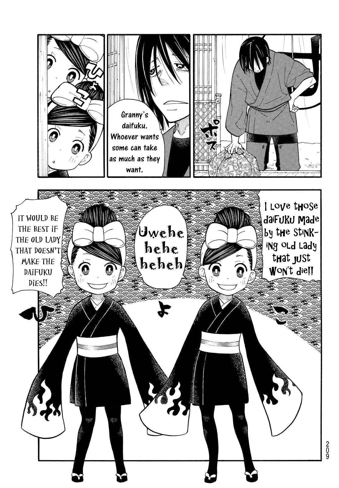 Enen no Shouboutai Chapter 38 page 17 - Chapter 38: The Whereabouts of the White-Hoods