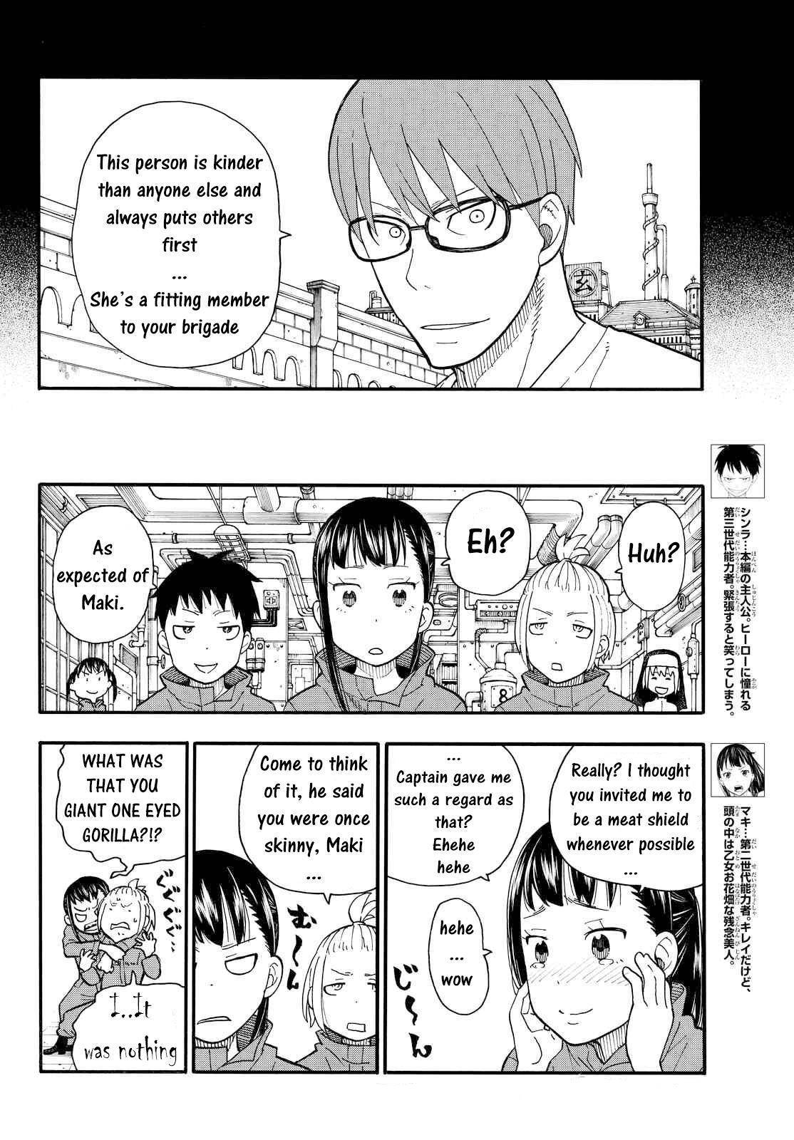 Enen no Shouboutai Chapter 38 page 6 - Chapter 38: The Whereabouts of the White-Hoods