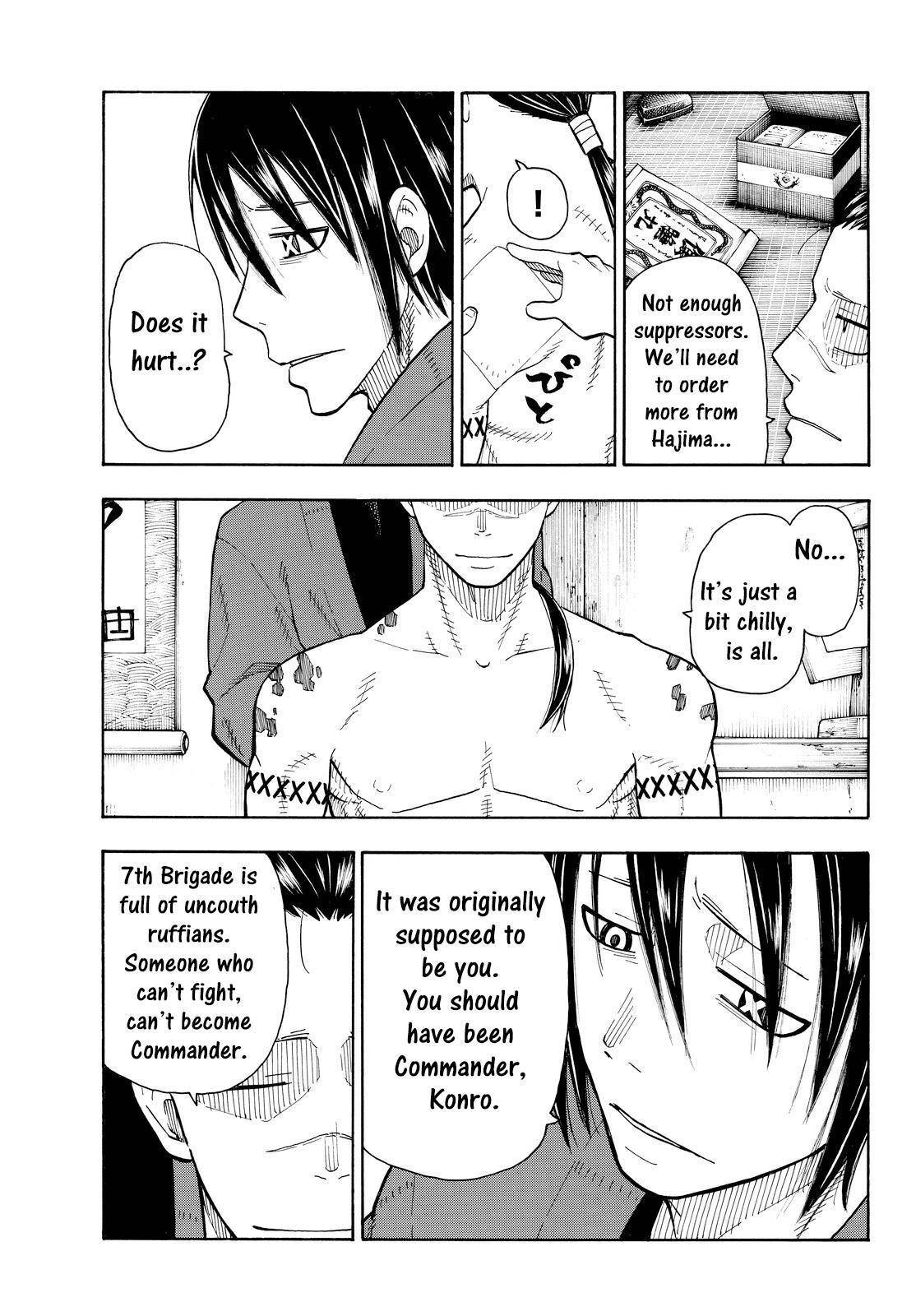 Enen no Shouboutai Chapter 40 page 11 - Chapter 40: The Night Before the Battle in Asakusa