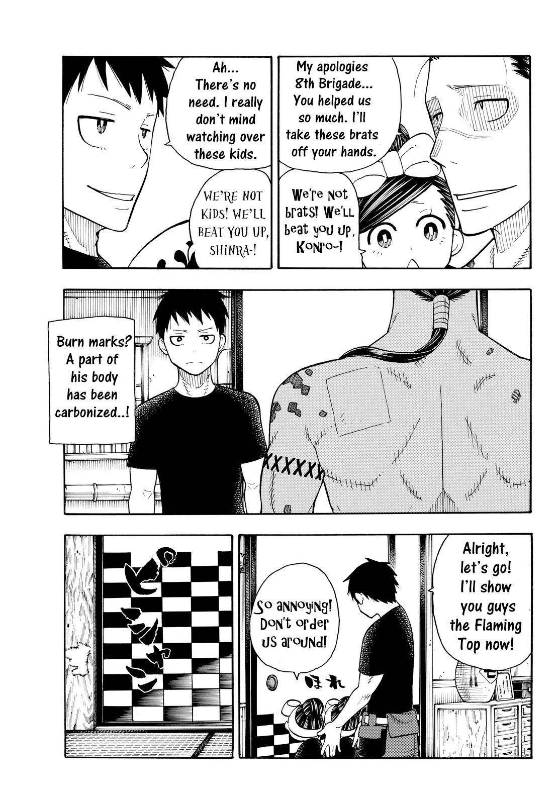 Enen no Shouboutai Chapter 40 page 13 - Chapter 40: The Night Before the Battle in Asakusa