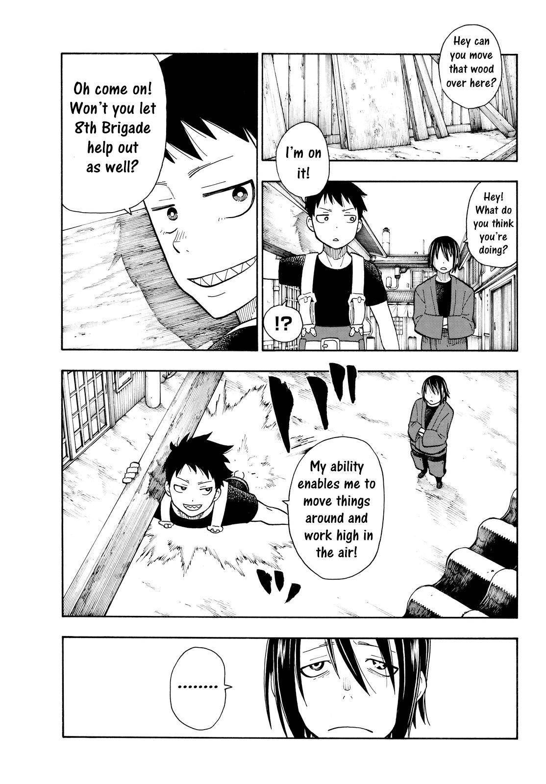 Enen no Shouboutai Chapter 40 page 5 - Chapter 40: The Night Before the Battle in Asakusa