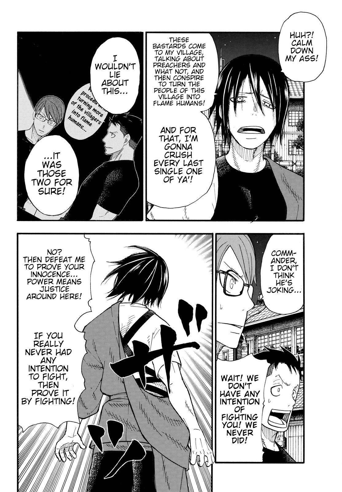 Enen no Shouboutai Chapter 41 page 10 - Chapter 41: The Fury of the Hybrid Type Fire Officer