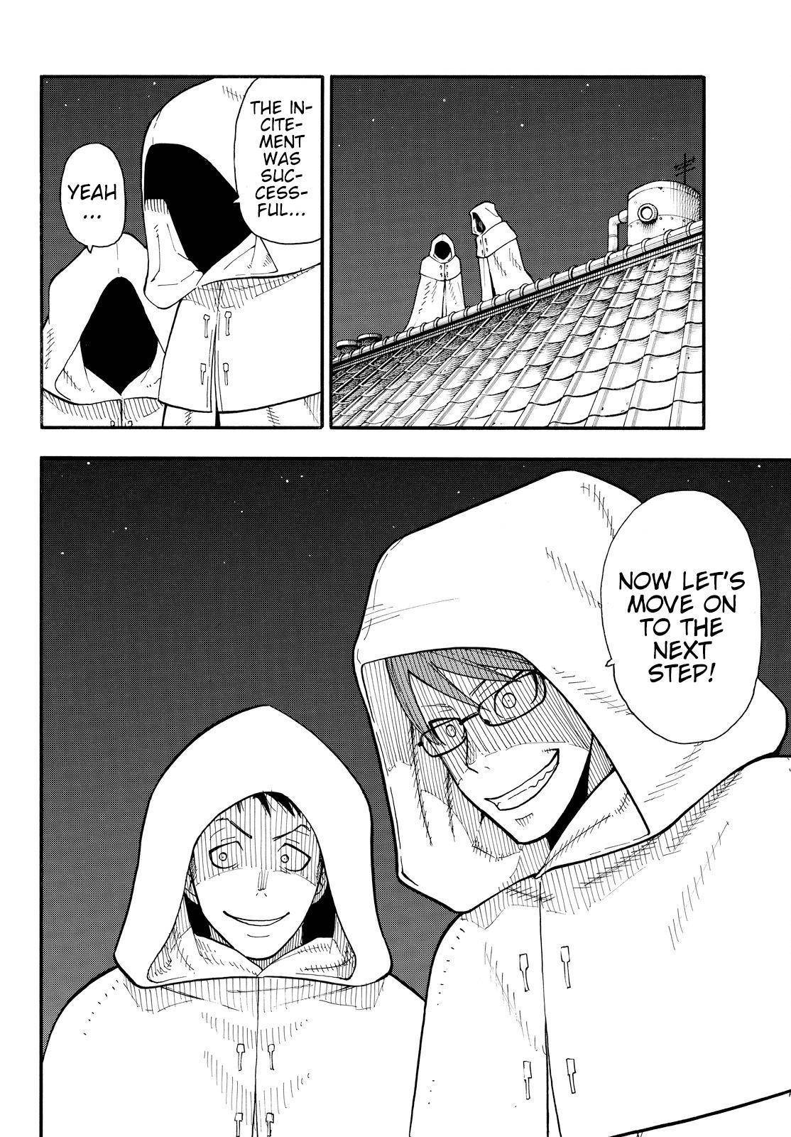 Enen no Shouboutai Chapter 41 page 12 - Chapter 41: The Fury of the Hybrid Type Fire Officer