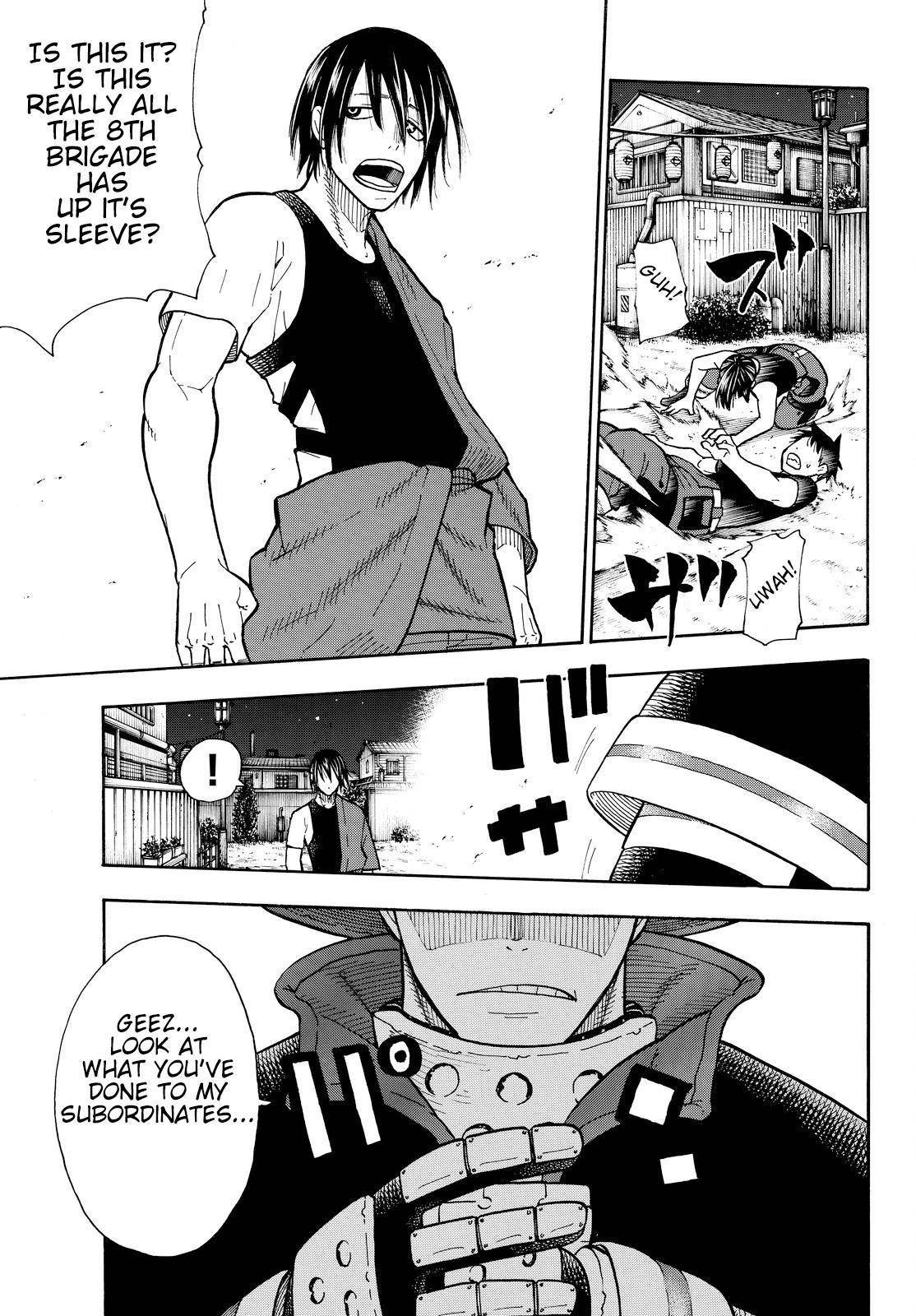 Enen no Shouboutai Chapter 41 page 19 - Chapter 41: The Fury of the Hybrid Type Fire Officer