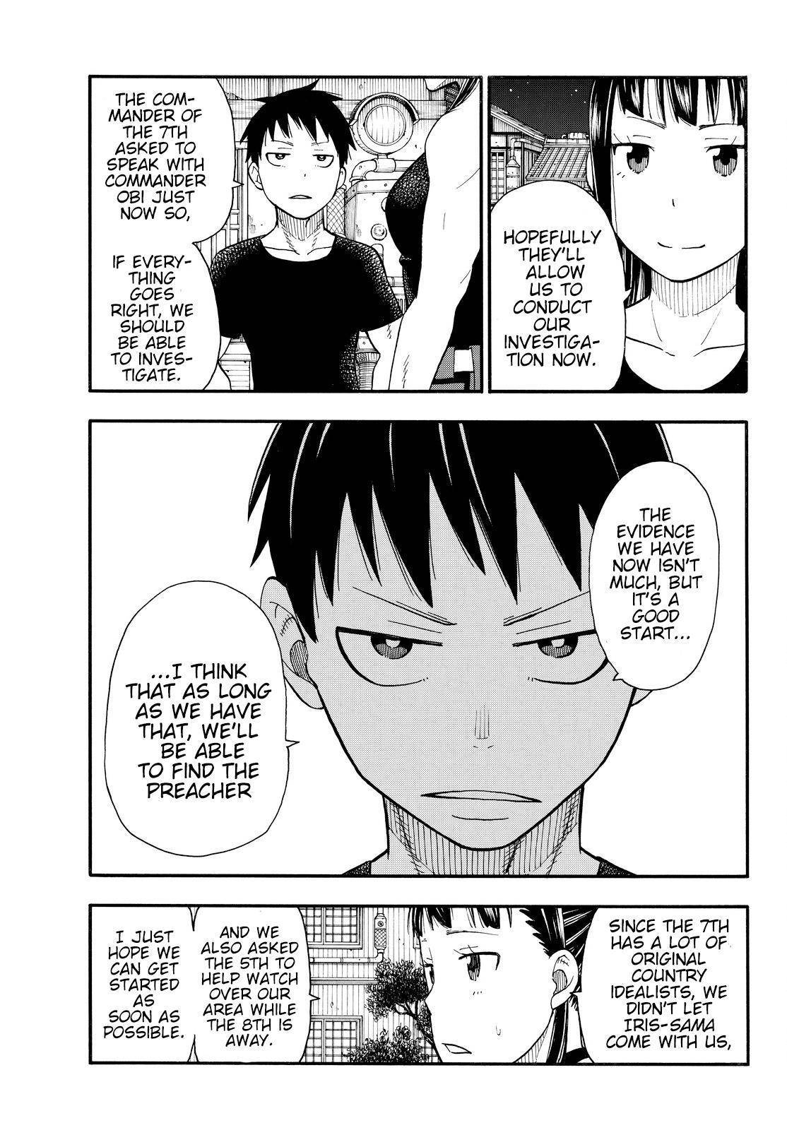 Enen no Shouboutai Chapter 41 page 3 - Chapter 41: The Fury of the Hybrid Type Fire Officer
