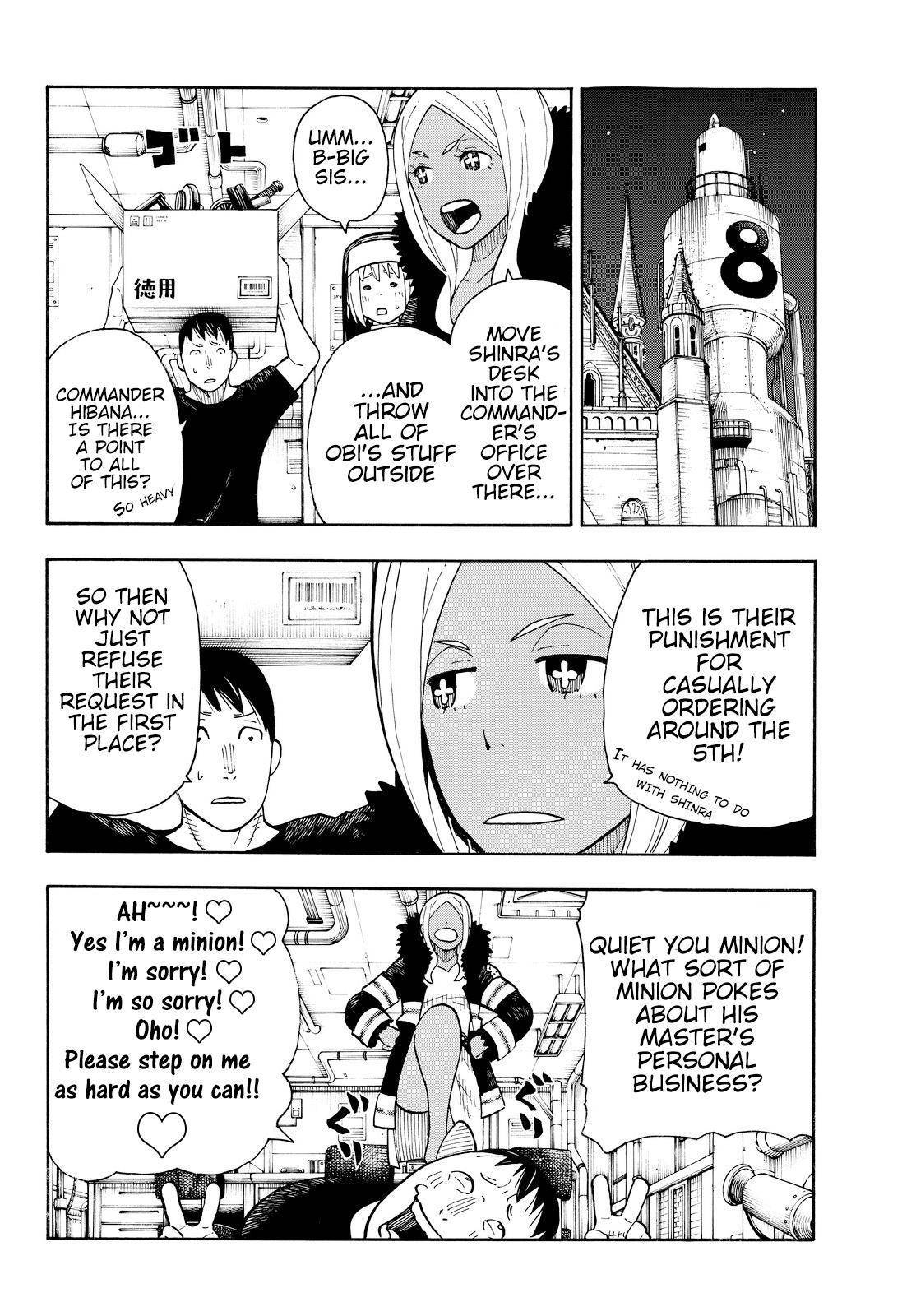 Enen no Shouboutai Chapter 41 page 4 - Chapter 41: The Fury of the Hybrid Type Fire Officer