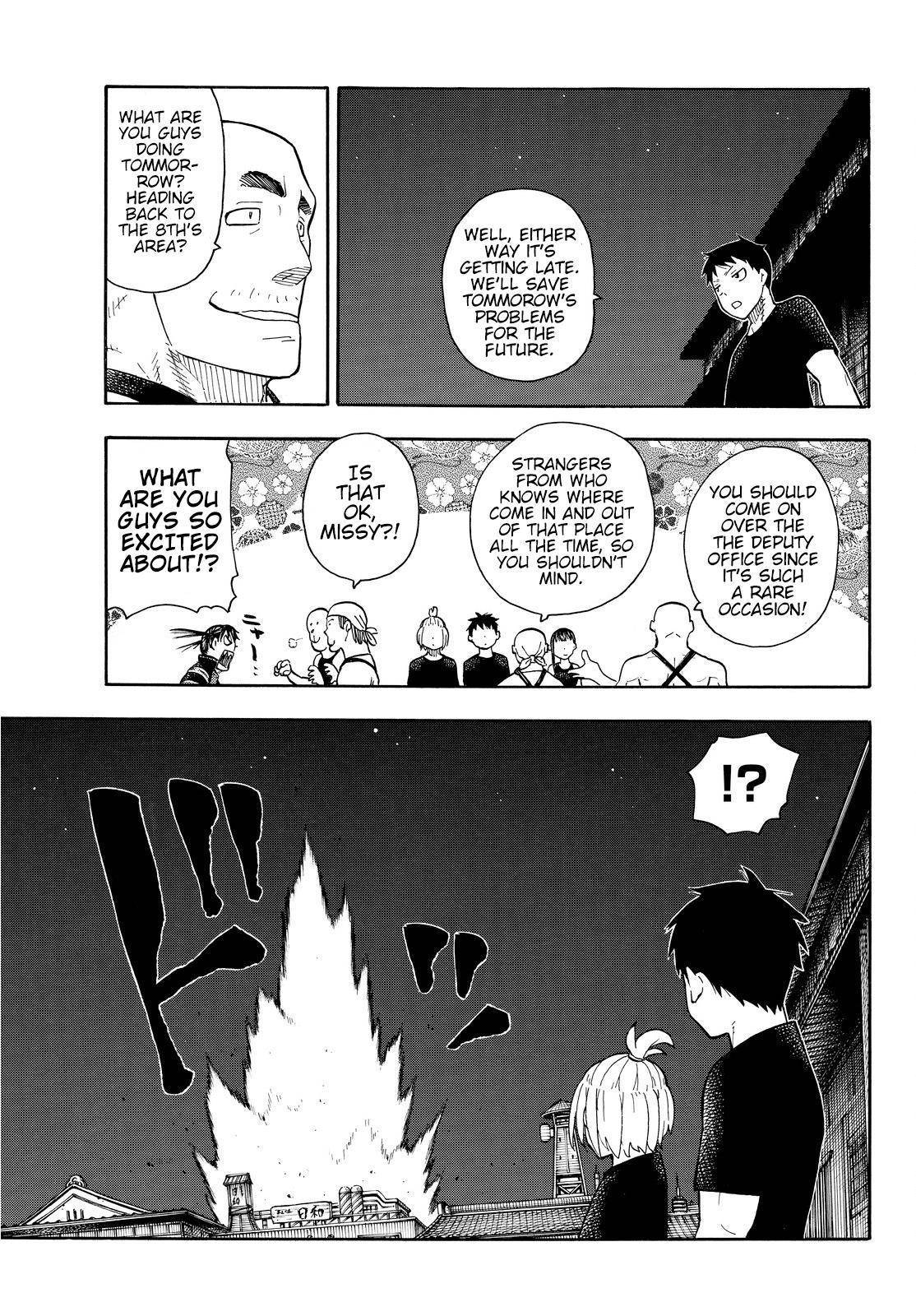 Enen no Shouboutai Chapter 41 page 5 - Chapter 41: The Fury of the Hybrid Type Fire Officer