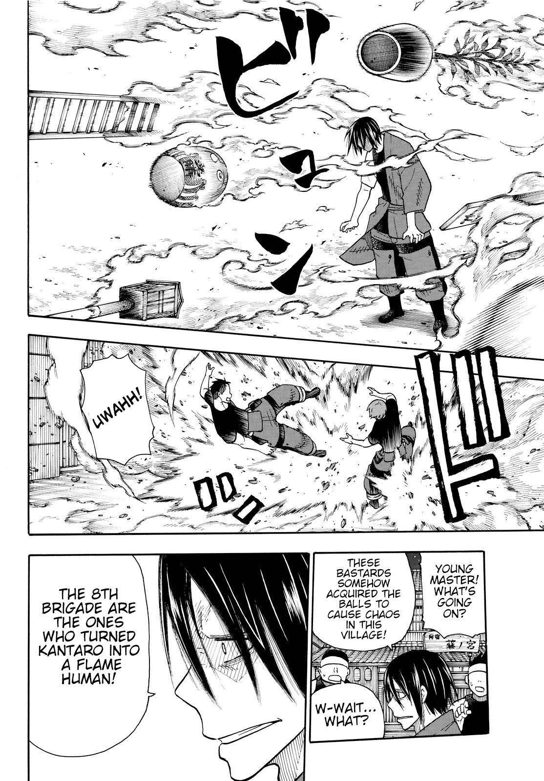 Enen no Shouboutai Chapter 41 page 8 - Chapter 41: The Fury of the Hybrid Type Fire Officer