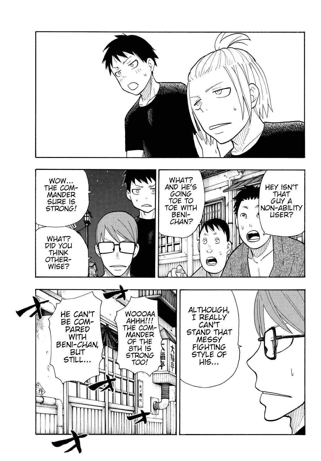 Enen no Shouboutai Chapter 42 page 15 - Chapter 42: Obi vs Benimaru