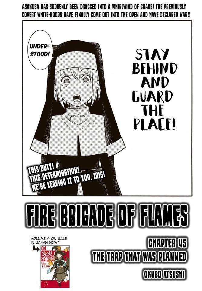 Enen no Shouboutai Chapter 45 page 1 - Chapter 45: The Trap that was Planned