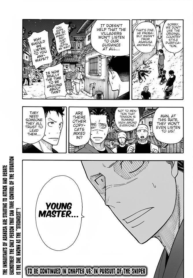 Enen no Shouboutai Chapter 45 page 19 - Chapter 45: The Trap that was Planned