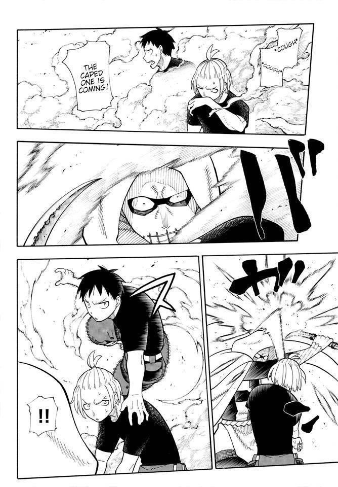 Enen no Shouboutai Chapter 46 page 18 - Chapter 46: In Pursuit of the Sniper