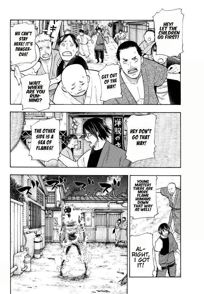 Enen no Shouboutai Chapter 46 page 2 - Chapter 46: In Pursuit of the Sniper
