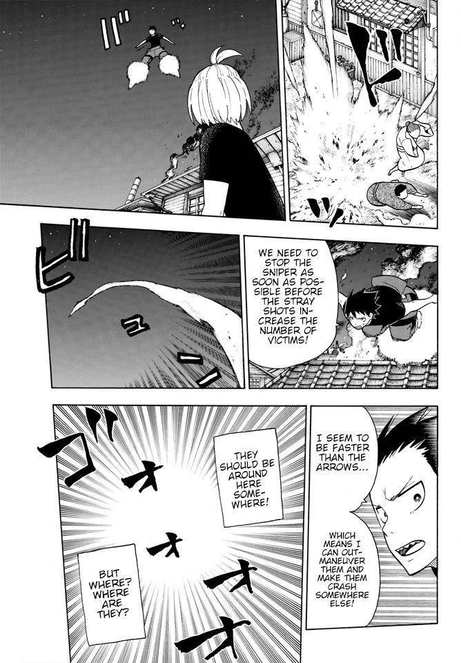 Enen no Shouboutai Chapter 46 page 5 - Chapter 46: In Pursuit of the Sniper