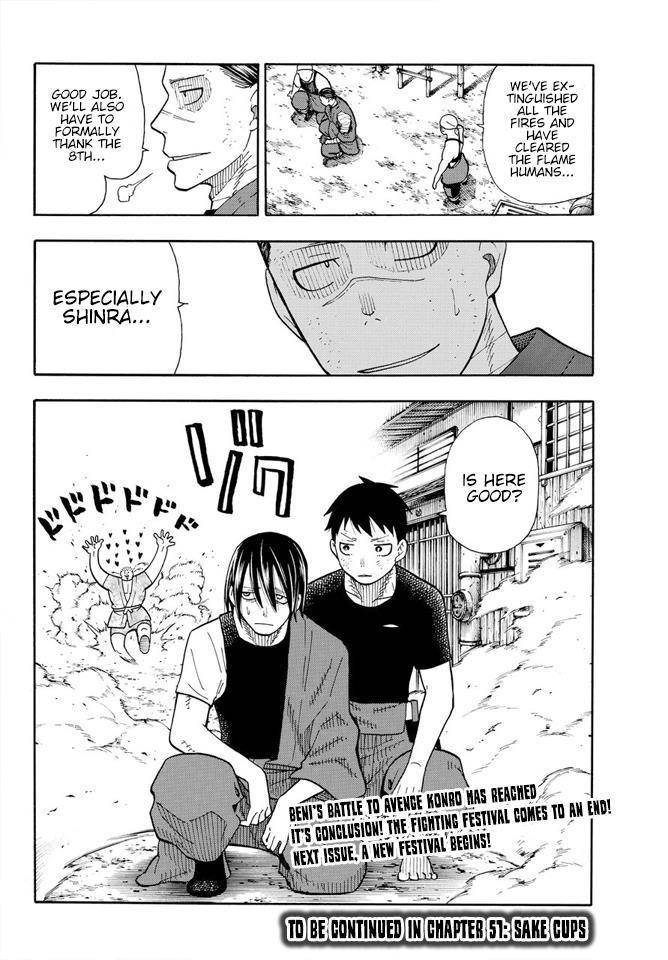Enen no Shouboutai Chapter 50 page 19 - Chapter 50: For Who's Flame?