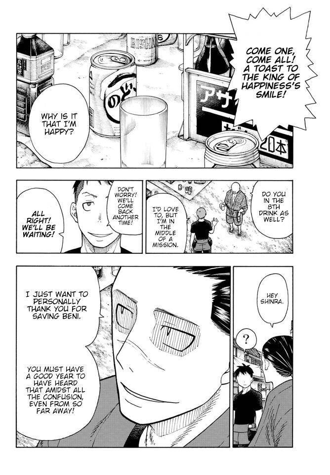 Enen no Shouboutai Chapter 51 page 13 - Chapter 51: Sake Cups